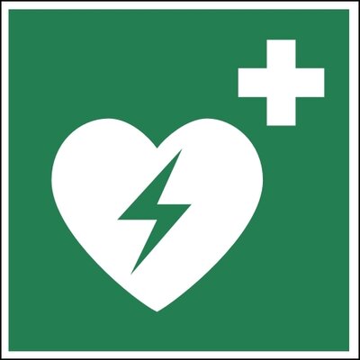 Schild Defibrillator_AED