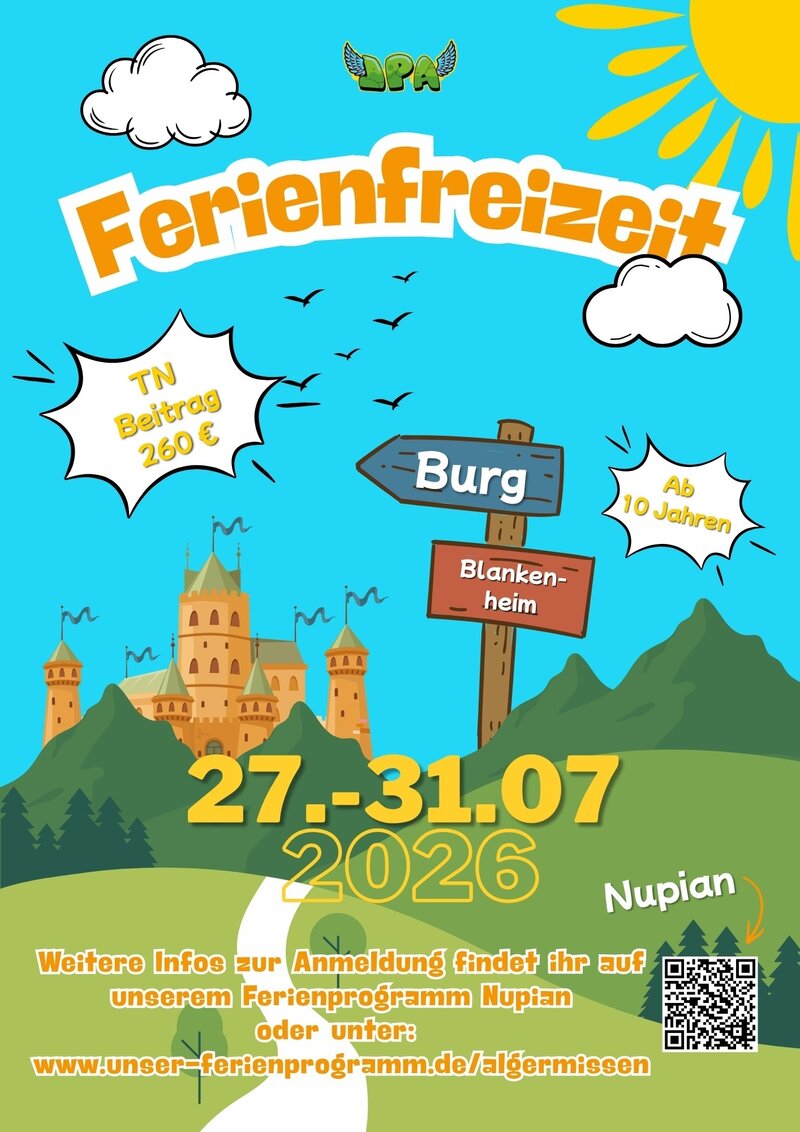 Ferienfreizeit 2026